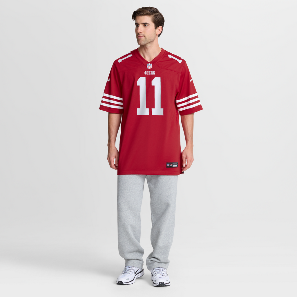 San Francisco 49ers Brandon Aiyuk Nike Scarlet Team Player Game Jersey