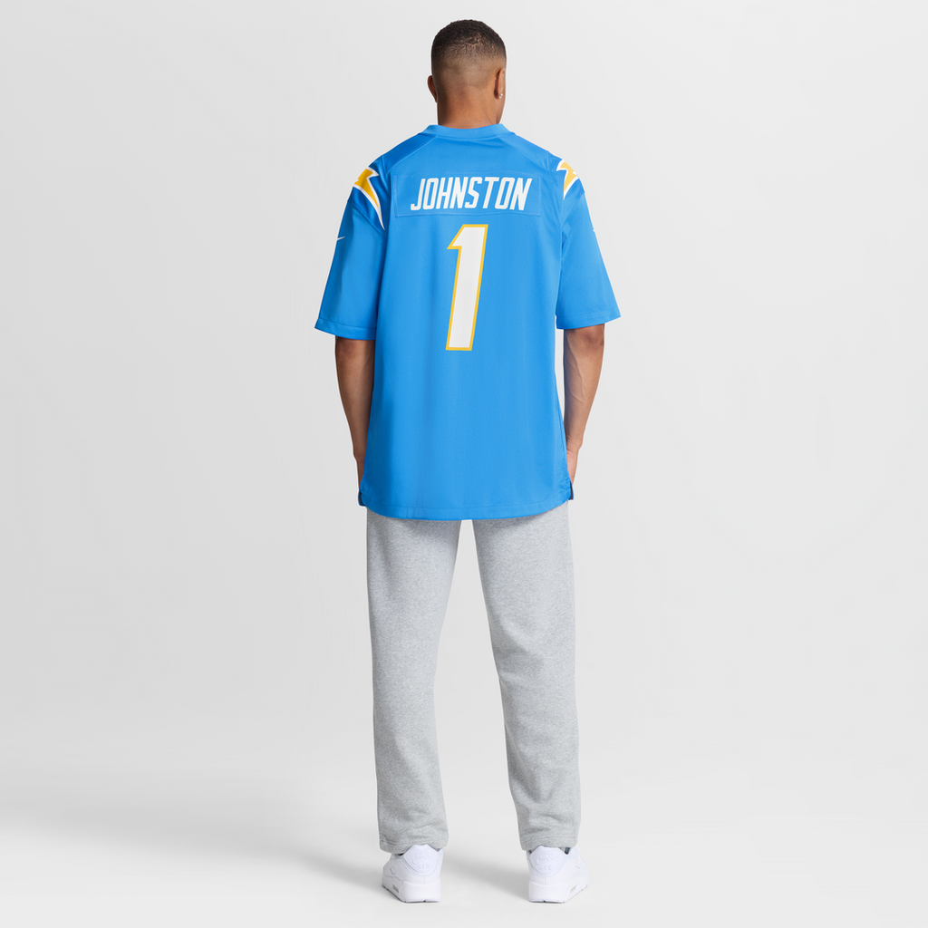 Los Angeles Chargers Quentin Johnston Nike Navy Alternate Super Chargers Game Player Jersey