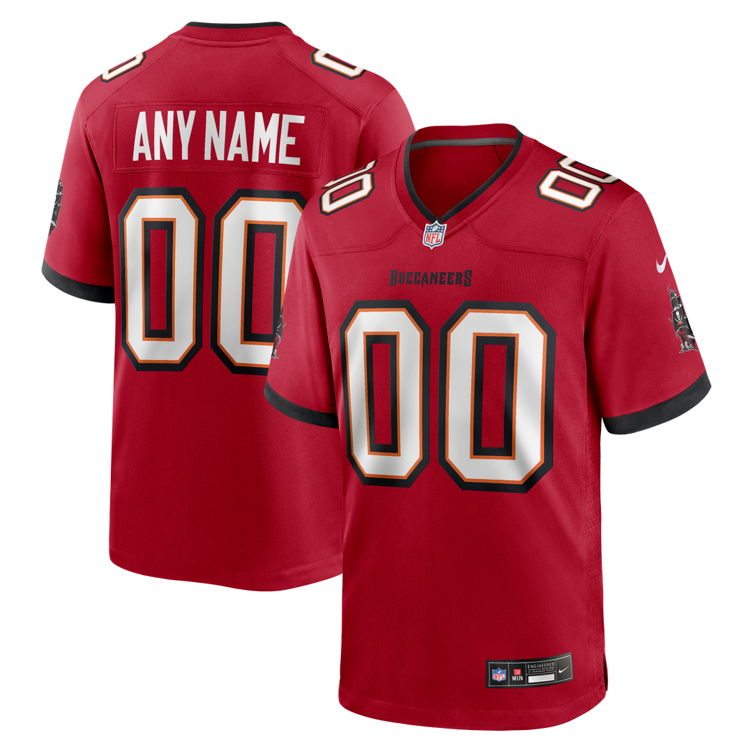 Tampa Bay Buccaneers Nike Pewter Alternate Custom Game Jersey