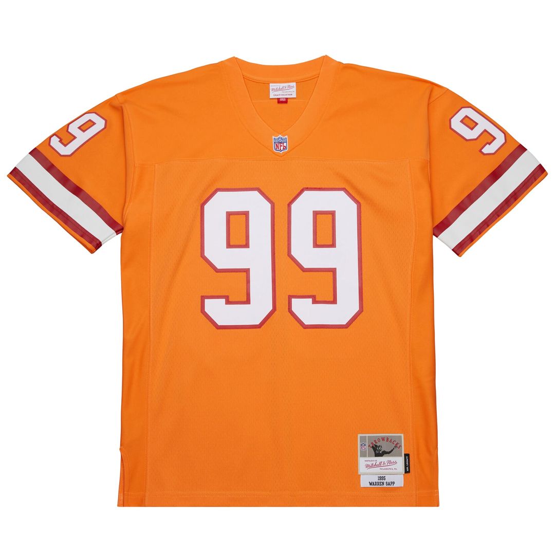Tampa Bay Buccaneers Warren Sapp Mitchell & Ness Red 2002 Legacy Replica Jersey
