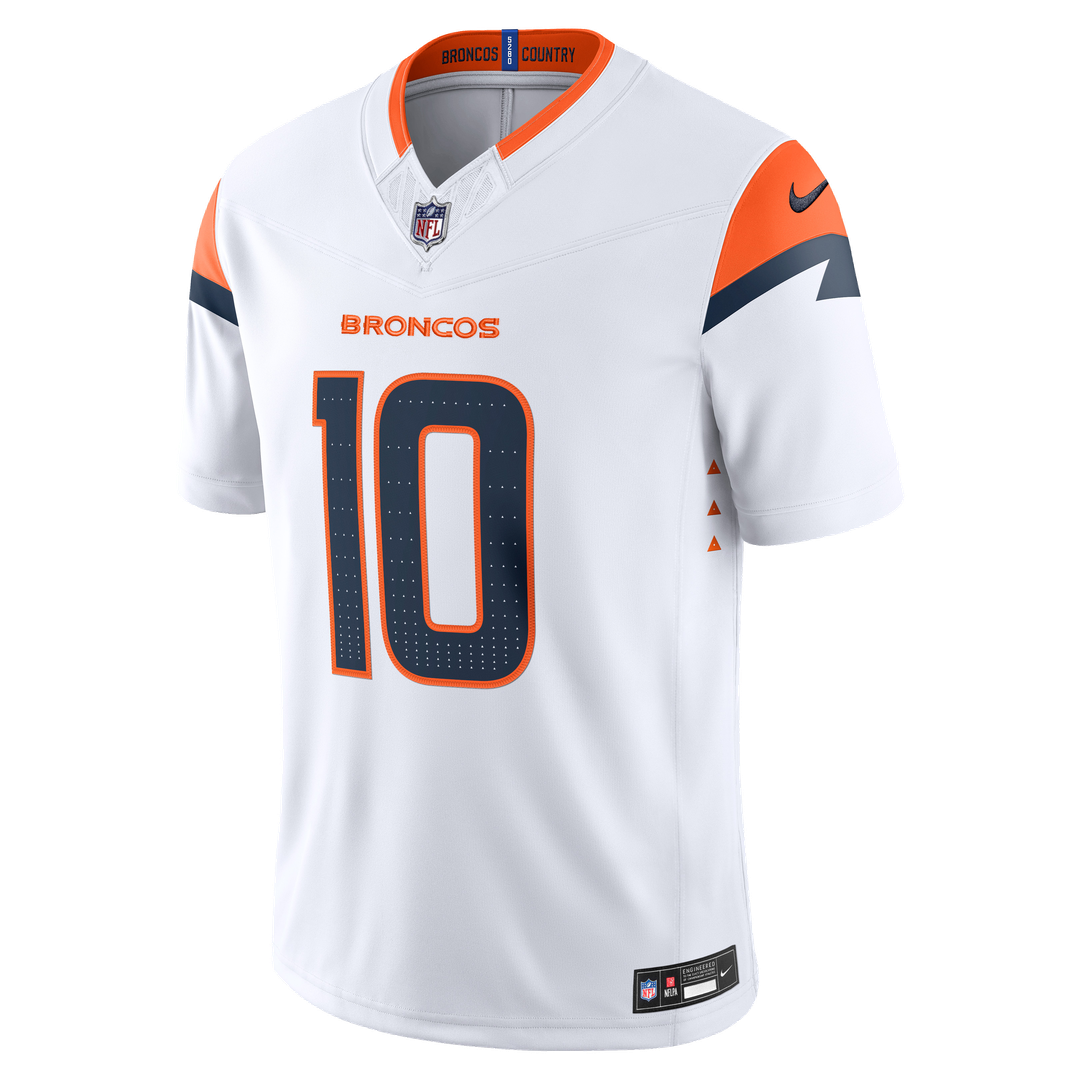 Denver Broncos Bo Nix Nike Orange Alternate Mile High Collection 1977 Throwback Vapor F.U.S.E. Stitched Limited Jersey