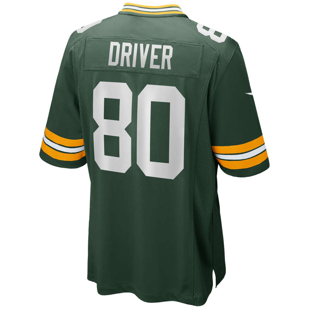 Green Bay Packers Donald Driver Nike Green Game Retired Player Jersey