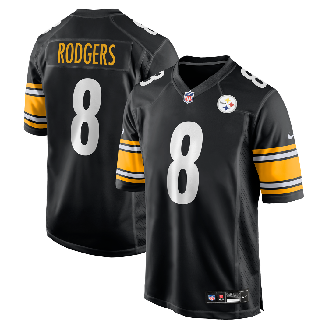 Pittsburgh Steelers Aaron Rodgers Nike Gold Alternate 1933 Throwback Game Jersey