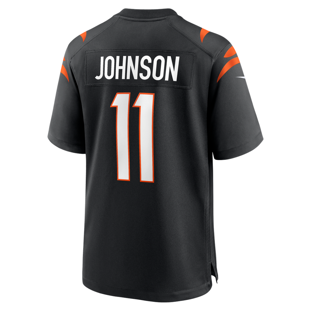 Cincinnati Bengals Josh Johnson Nike Black Team Game Jersey
