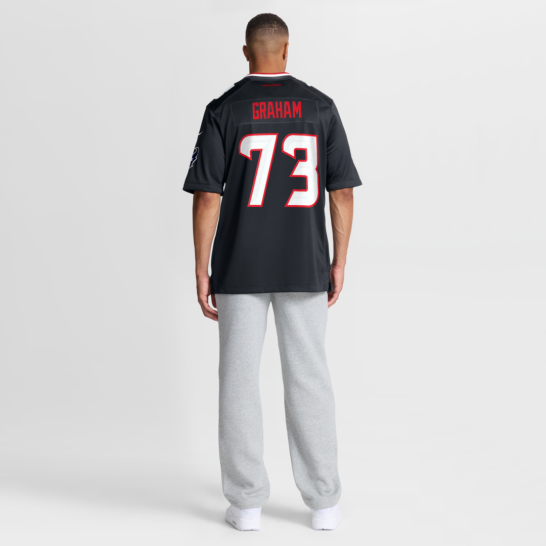 Houston Texans Derrick Graham Nike Navy Team Game Jersey
