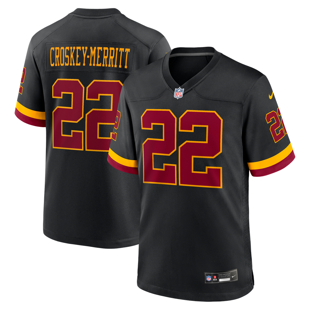 Washington Commanders Jacory Croskey-Merritt Nike White Game Super Bowl Era Jersey