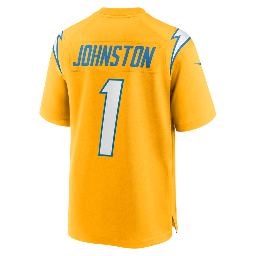 Los Angeles Chargers Quentin Johnston Nike Navy Alternate Super Chargers Game Player Jersey