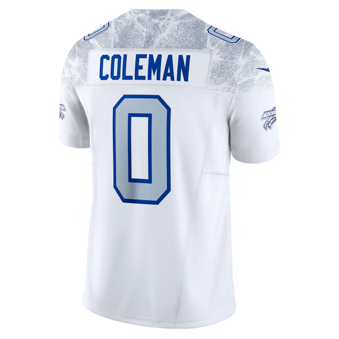 Buffalo Bills Keon Coleman Nike White Rivalries Collection Stitched Limited Jersey