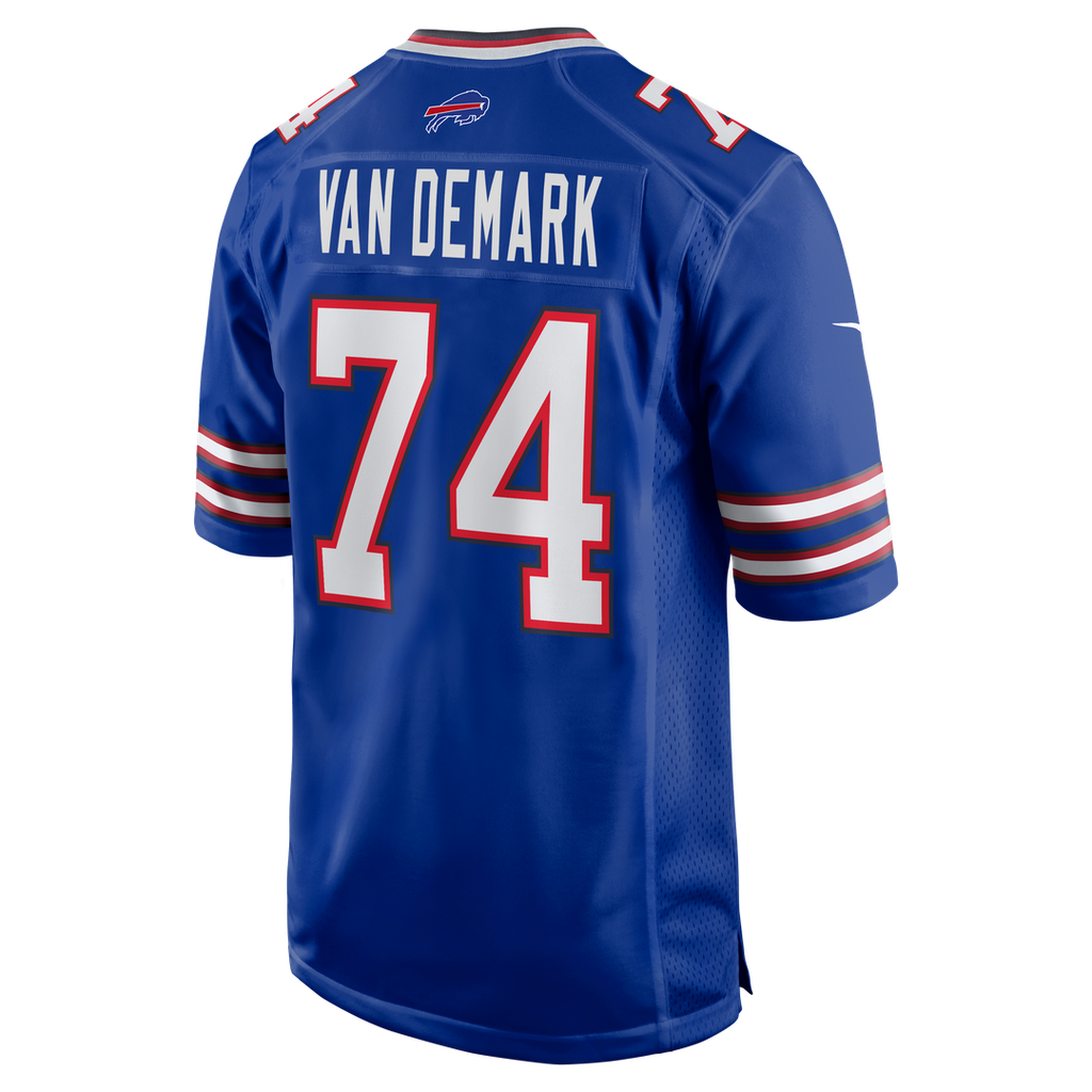 Buffalo Bills Ryan Van Demark Nike Royal Game Player Jersey