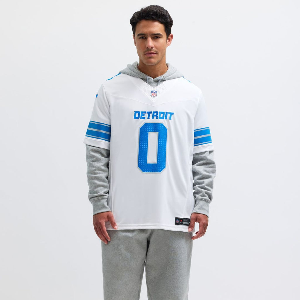Detroit Lions Jahmyr Gibbs Nike Black 2nd Alternate Vapor F.U.S.E. Limited Jersey