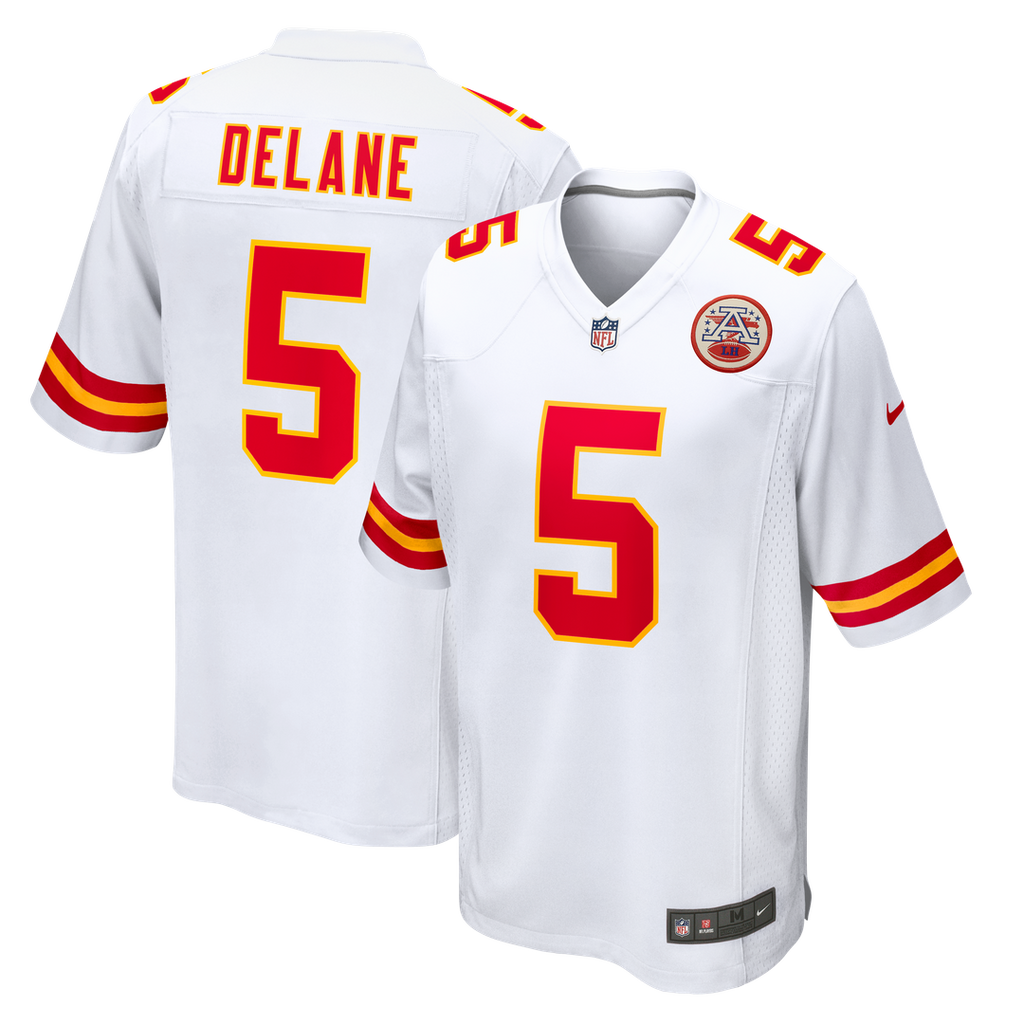 Kansas City Chiefs Mansoor Delane Nike White Game Jersey