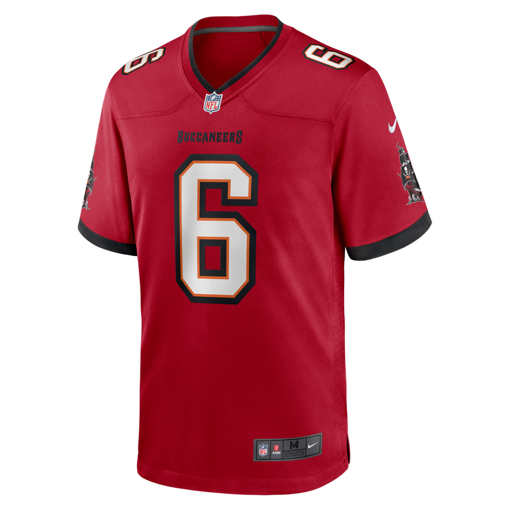 Tampa Bay Buccaneers Baker Mayfield Nike Orange Throwback Game Jersey