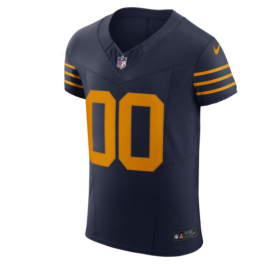 Green Bay Packers Nike Navy Alternate Vapor F.U.S.E. Elite Custom Jersey