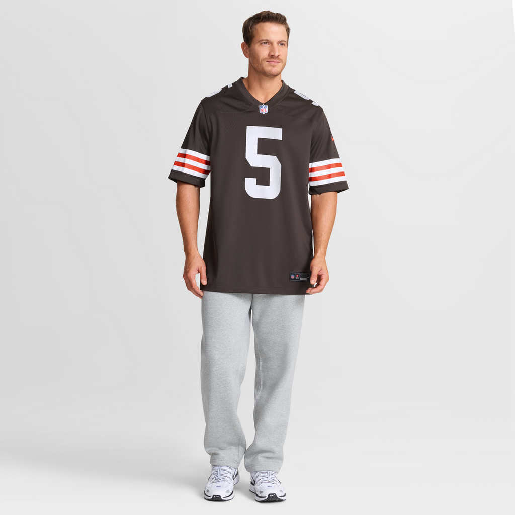 Cleveland Browns Rayshawn Jenkins Nike Brown Team Game Jersey