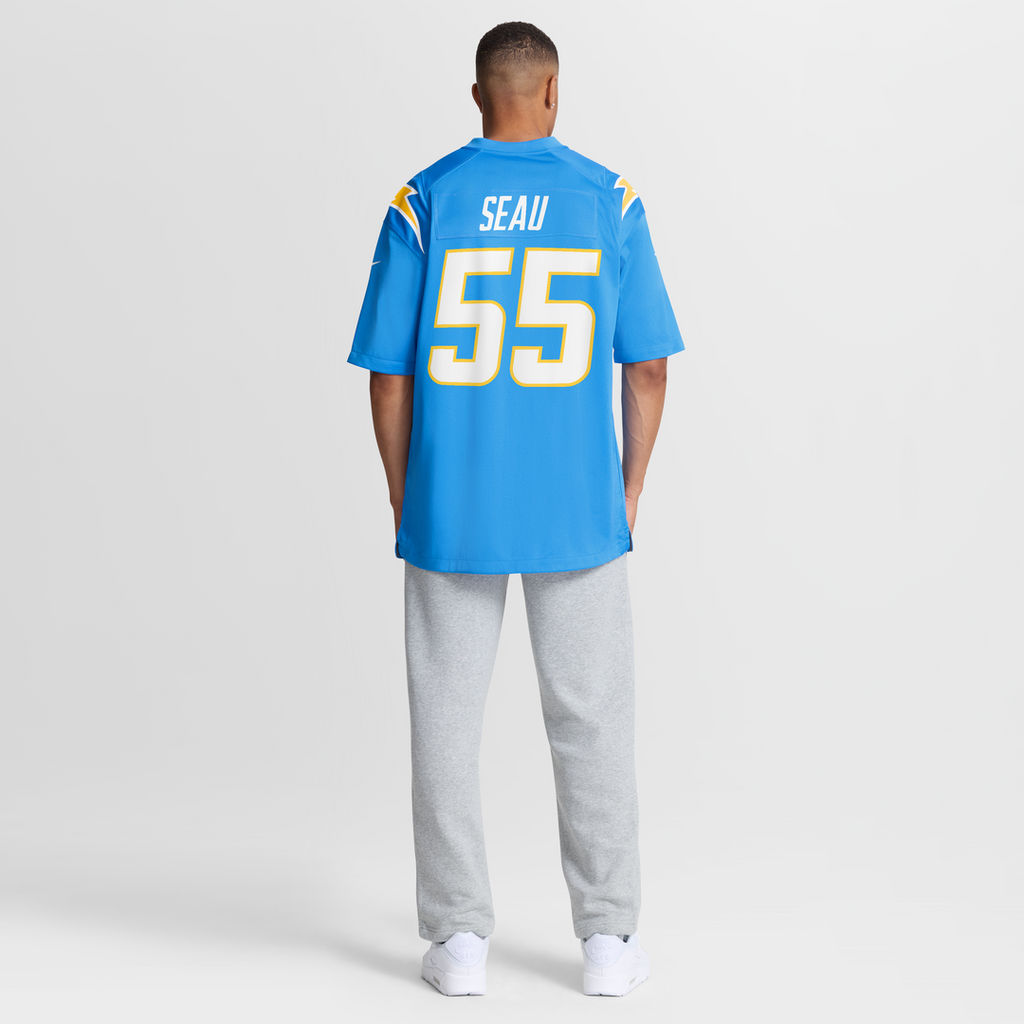 Los Angeles Chargers Junior Seau Nike Powder Blue Game Retired Player Jersey