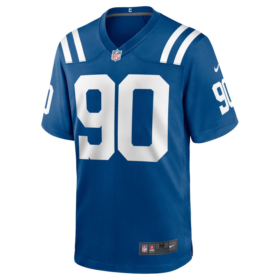 Indianapolis Colts Grover Stewart Nike Blue Alternate Game Jersey
