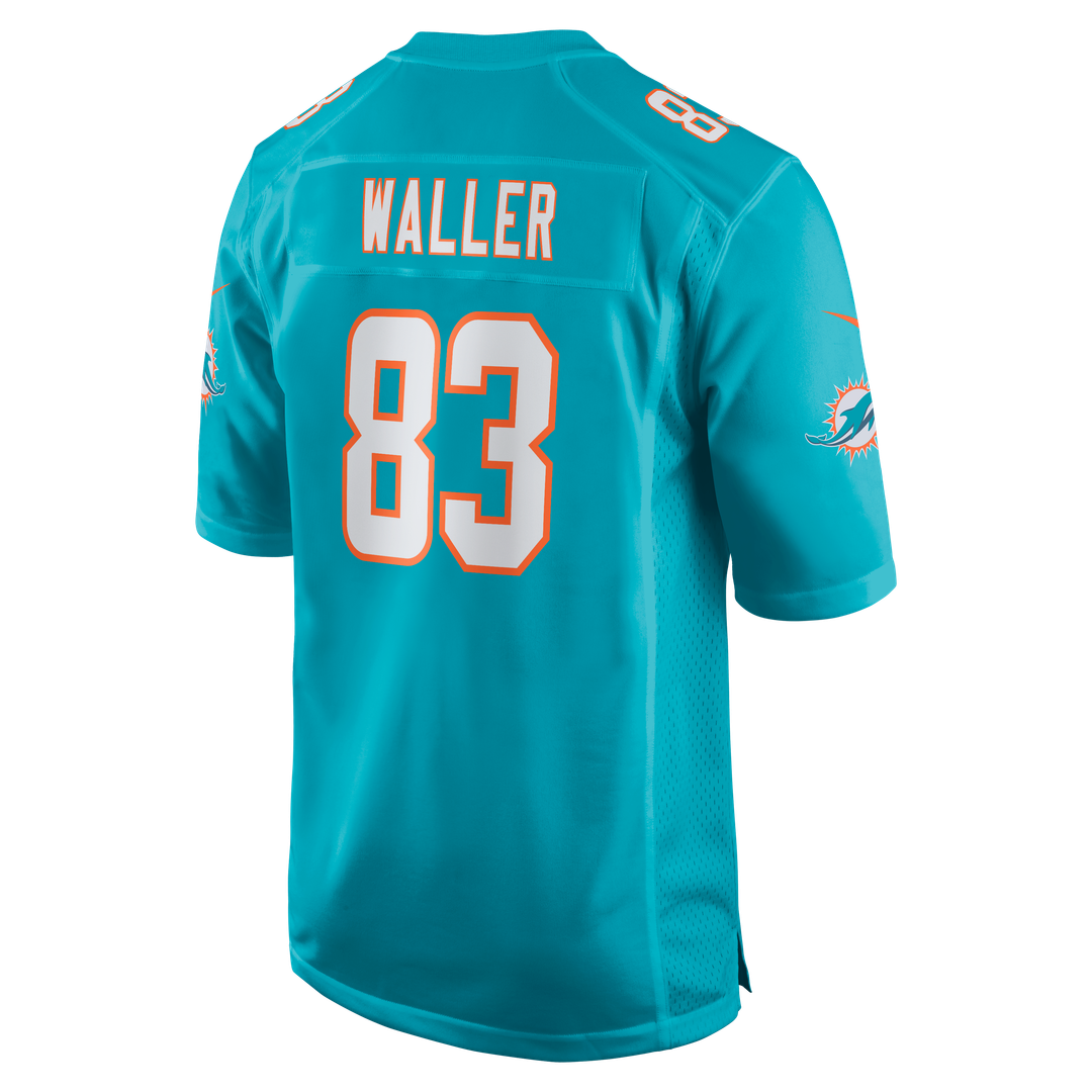 Miami Dolphins Darren Waller Nike Aqua Team Game Jersey