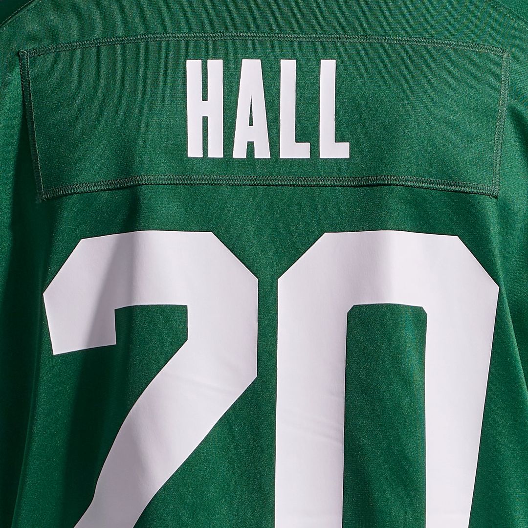 New York Jets Breece Hall Nike Legacy White Game Jersey