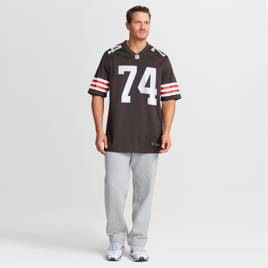 Cleveland Browns Elgton Jenkins Nike Brown Team Game Jersey