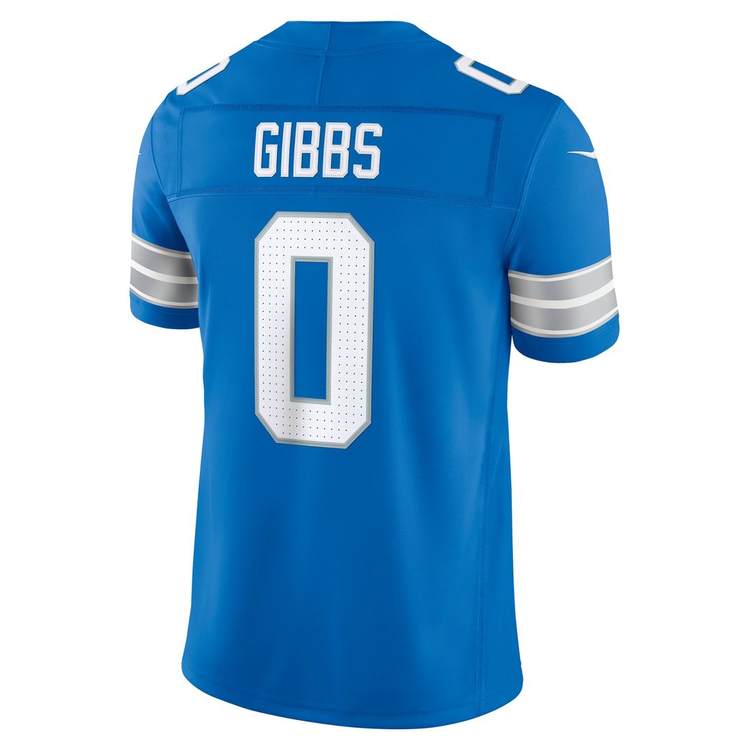 Detroit Lions Jahmyr Gibbs Nike Black Alternate Vapor F.U.S.E. Stitched Limited Jersey