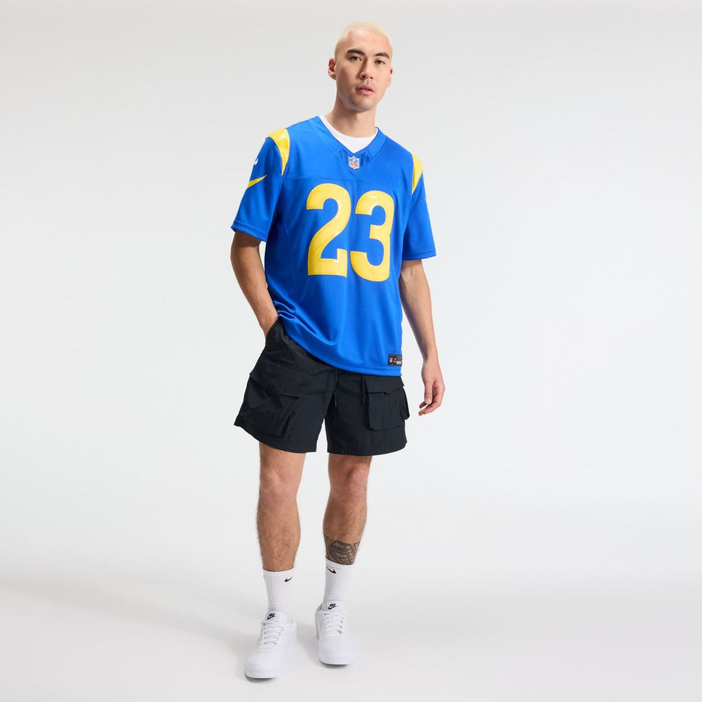 Los Angeles Rams Kyren Williams Nike White Vapor F.U.S.E. Stitched Limited Jersey