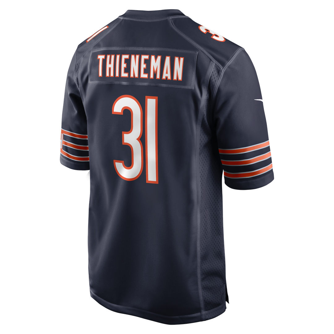 Chicago Bears Dillon Thieneman Nike Navy Team Game Jersey