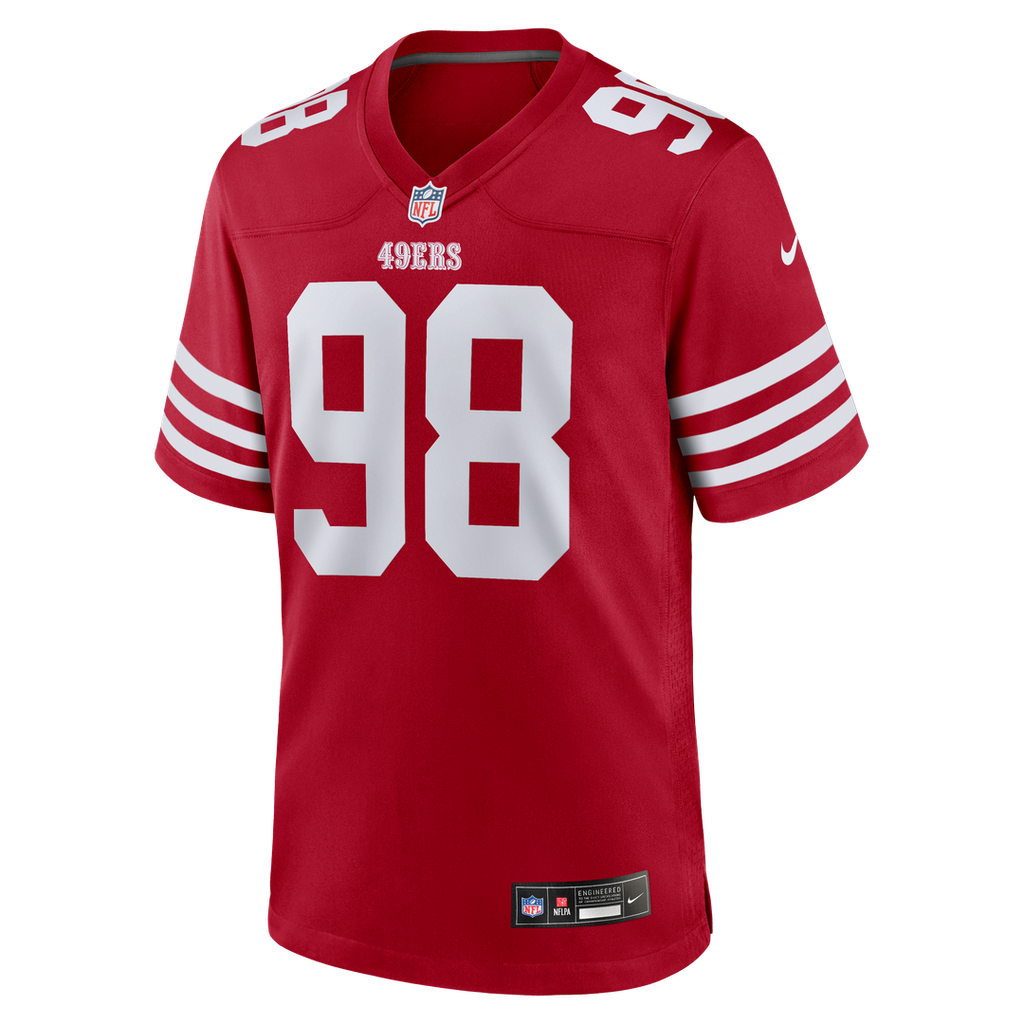 San Francisco 49ers Mykel Williams Nike Scarlet Game Player Jersey