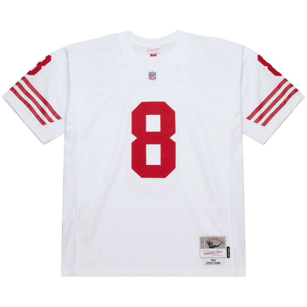 San Francisco 49ers Steve Young Mitchell & Ness White 1994 Legacy Replica Jersey