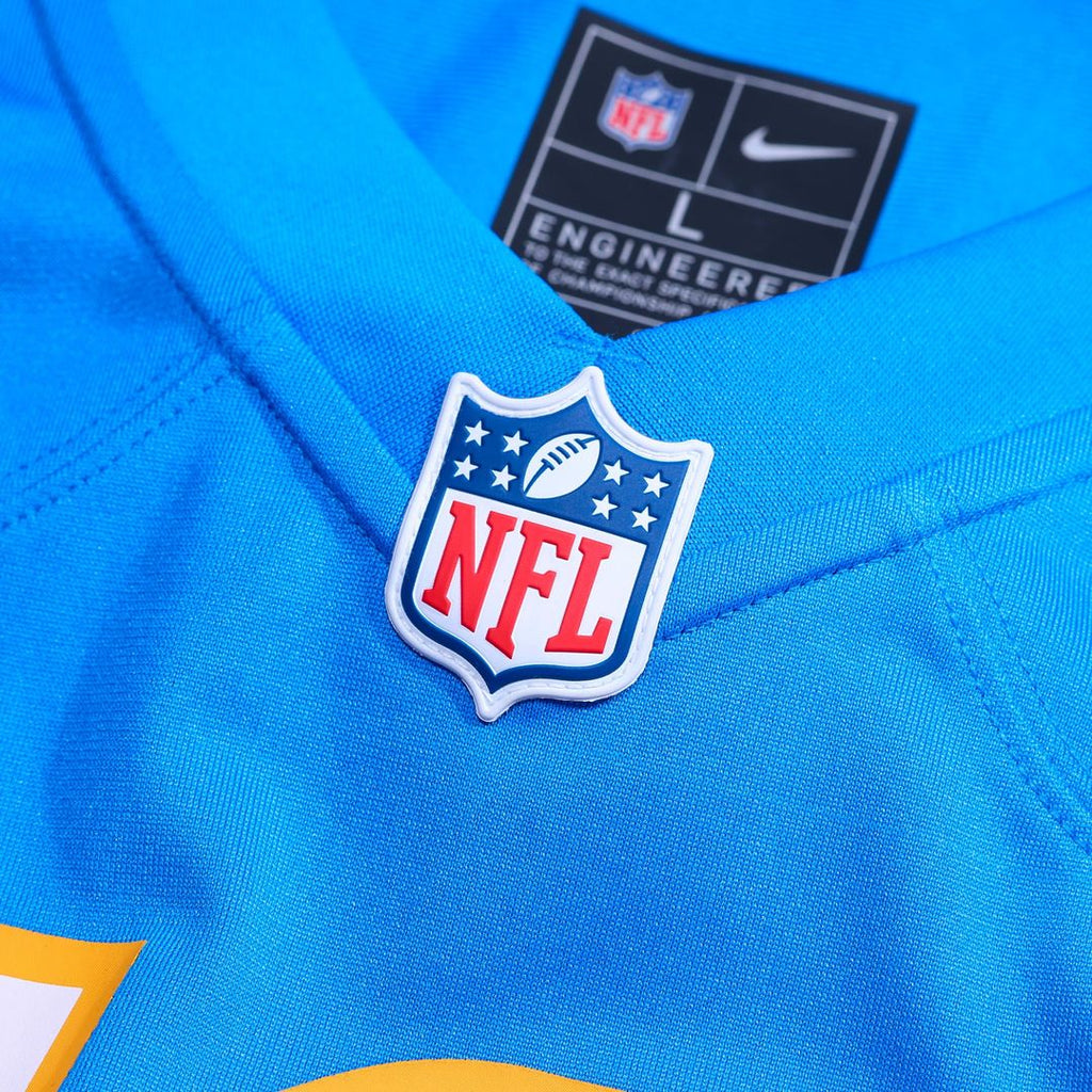 Los Angeles Chargers Quentin Johnston Nike Navy Alternate Super Chargers Game Player Jersey