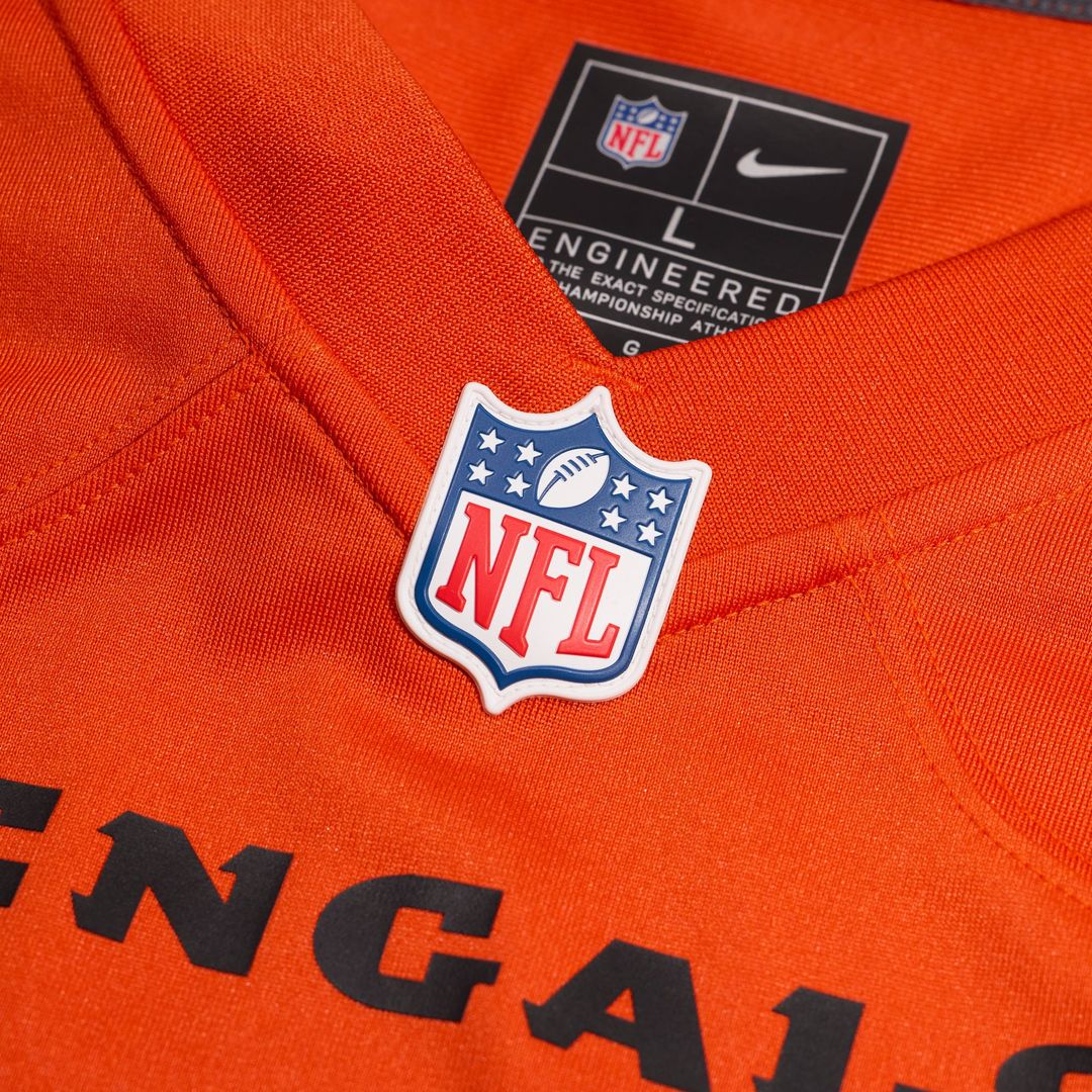 Cincinnati Bengals Nike Black Game Custom Jersey
