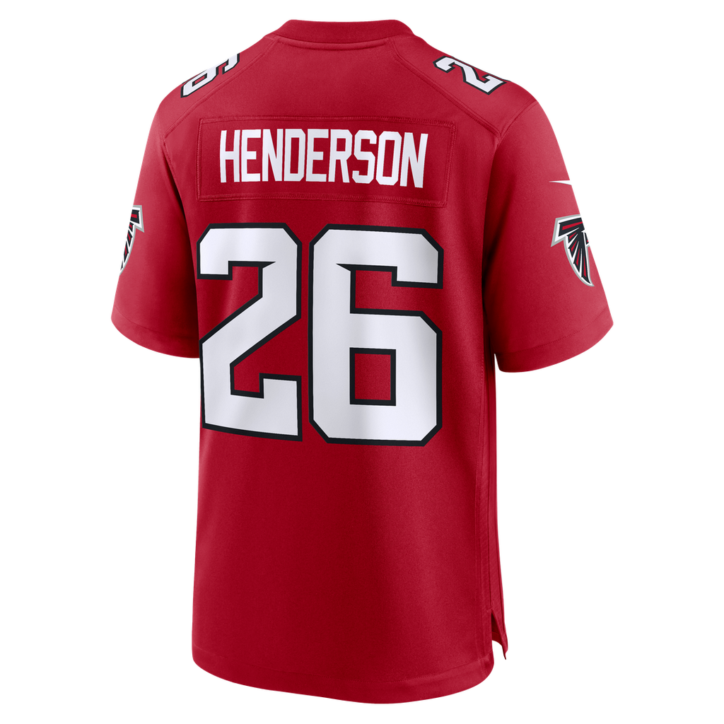 Atlanta Falcons CJ Henderson Nike Red Team Game Jersey