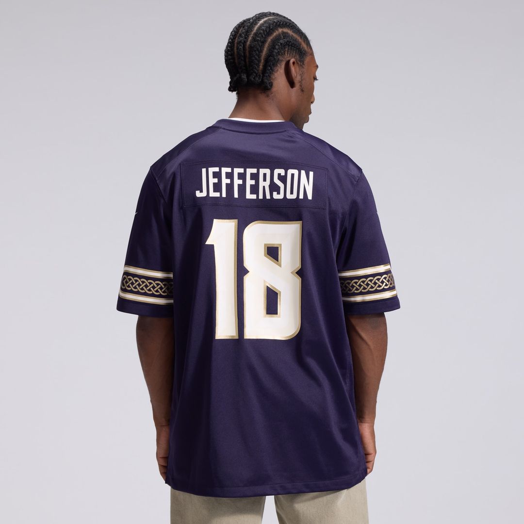Minnesota Vikings Justin Jefferson Nike Purple 2026 Rivalries Collection Game Jersey