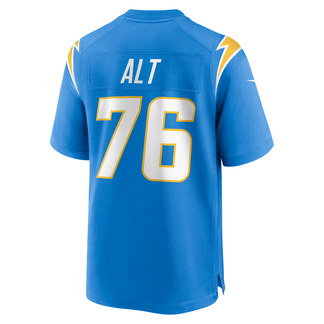 Los Angeles Chargers Joe Alt Nike Gold Alternate Charger Power Game Player Jersey