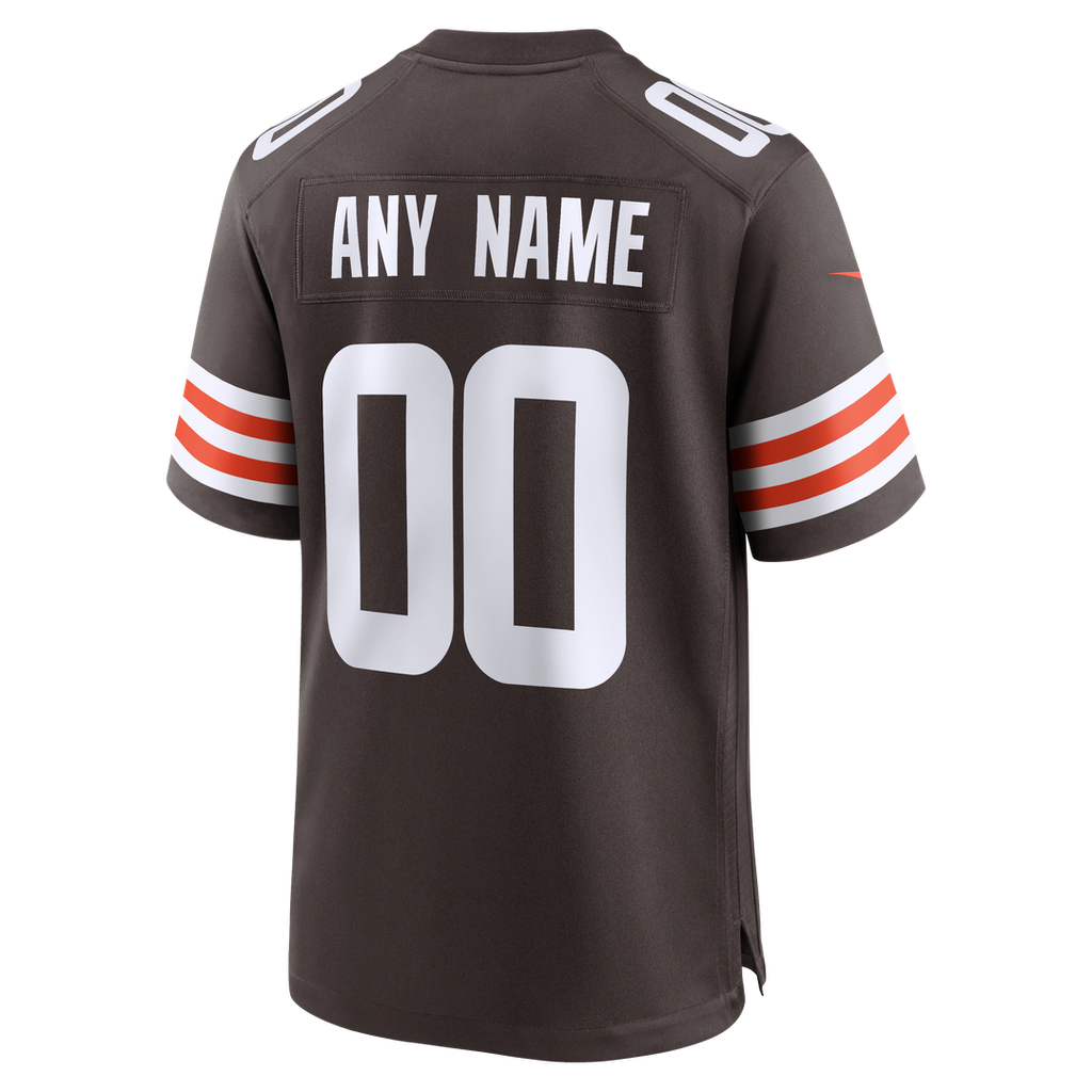 Cleveland Browns Nike White Custom Game Jersey