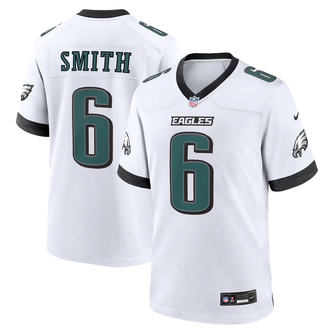 Philadelphia Eagles DeVonta Smith Nike Midnight Green Team Game Jersey