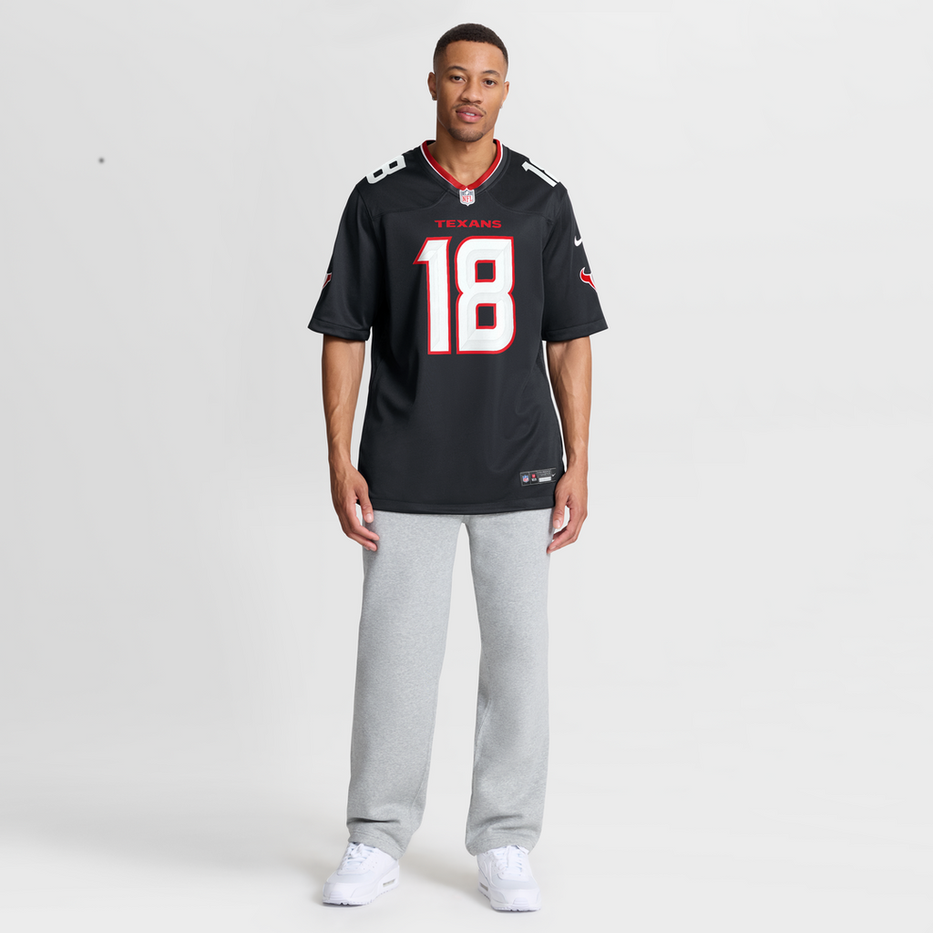 Houston Texans Graham Mertz Nike Navy Team Game Jersey