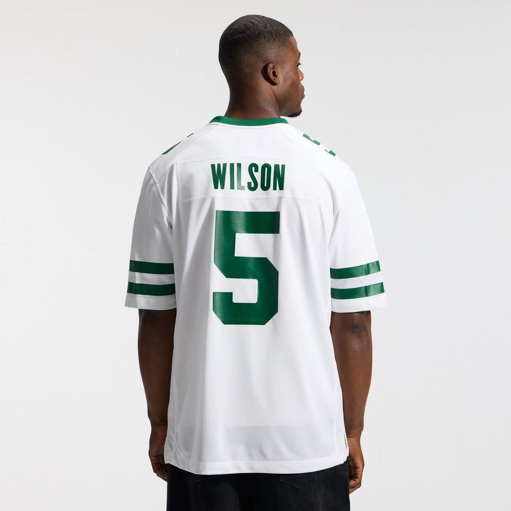 New York Jets Garrett Wilson Nike Legacy White Game Jersey