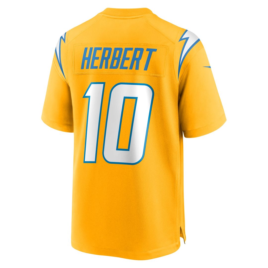 Los Angeles Chargers Justin Herbert Nike Powder Blue Player Game Jersey