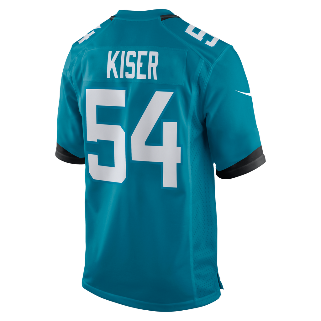 Jacksonville Jaguars Jack Kiser Nike Teal Team Game Jersey
