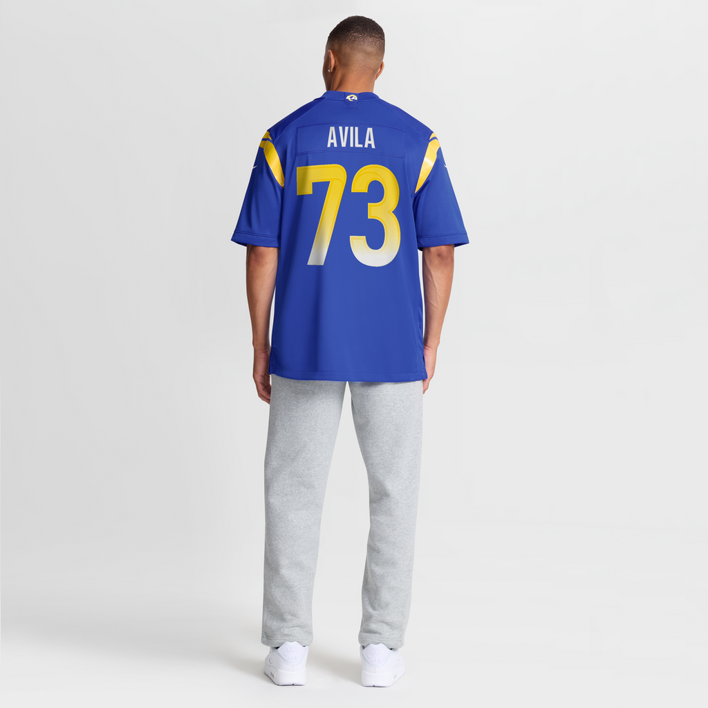 Los Angeles Rams Steve Avila Nike Royal Home Game Jersey