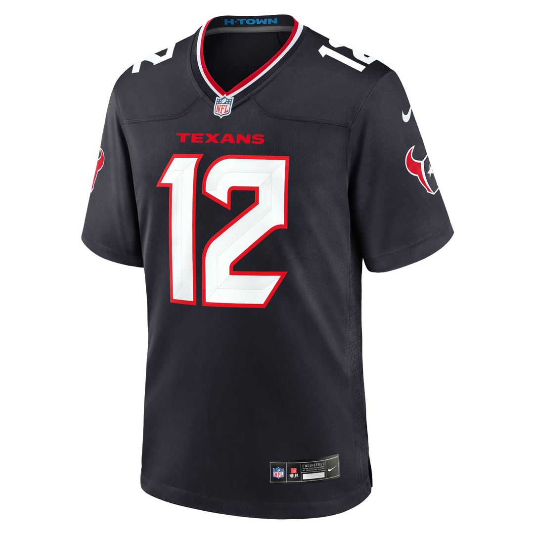 Houston Texans Nico Collins Nike White Game Jersey