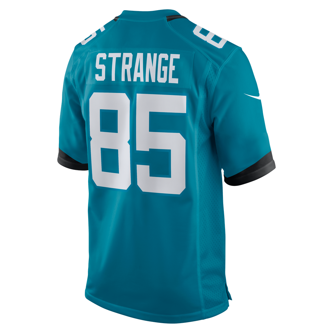 Jacksonville Jaguars Brenton Strange Nike Teal Team Game Jersey