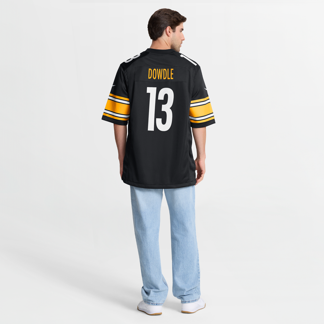 Pittsburgh Steelers Rico Dowdle Nike Black Game Jersey