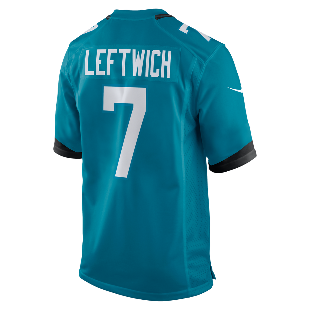 Jacksonville Jaguars Byron Leftwich Nike Teal Retired Player Game Jersey