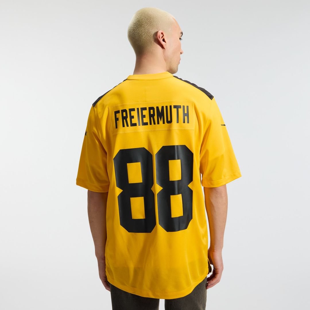 Pittsburgh Steelers Pat Freiermuth Nike Gold Alternate 1933 Throwback Game Jersey