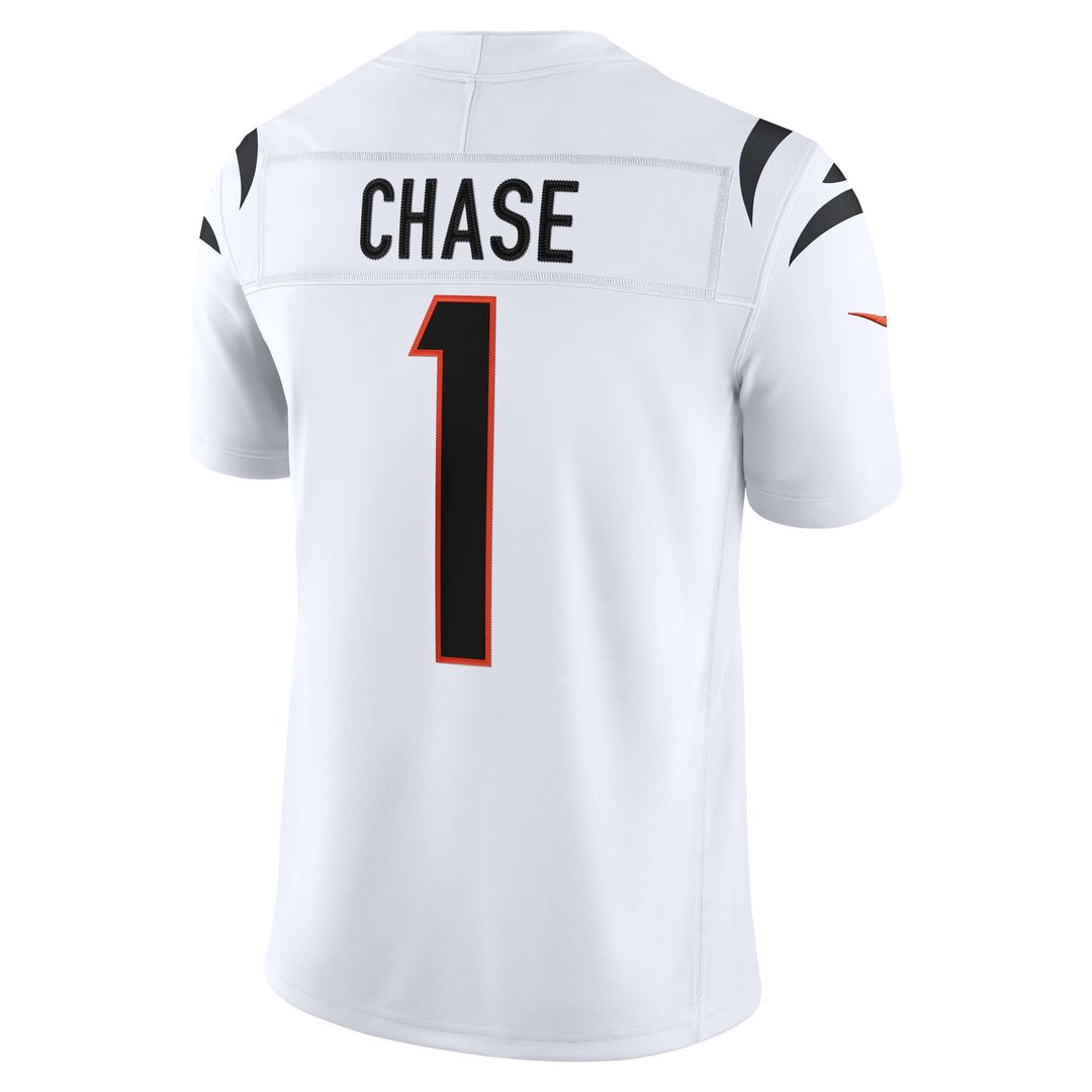 Cincinnati Bengals Ja'Marr Chase Nike Black Team Vapor F.U.S.E. Stitched Limited Jersey