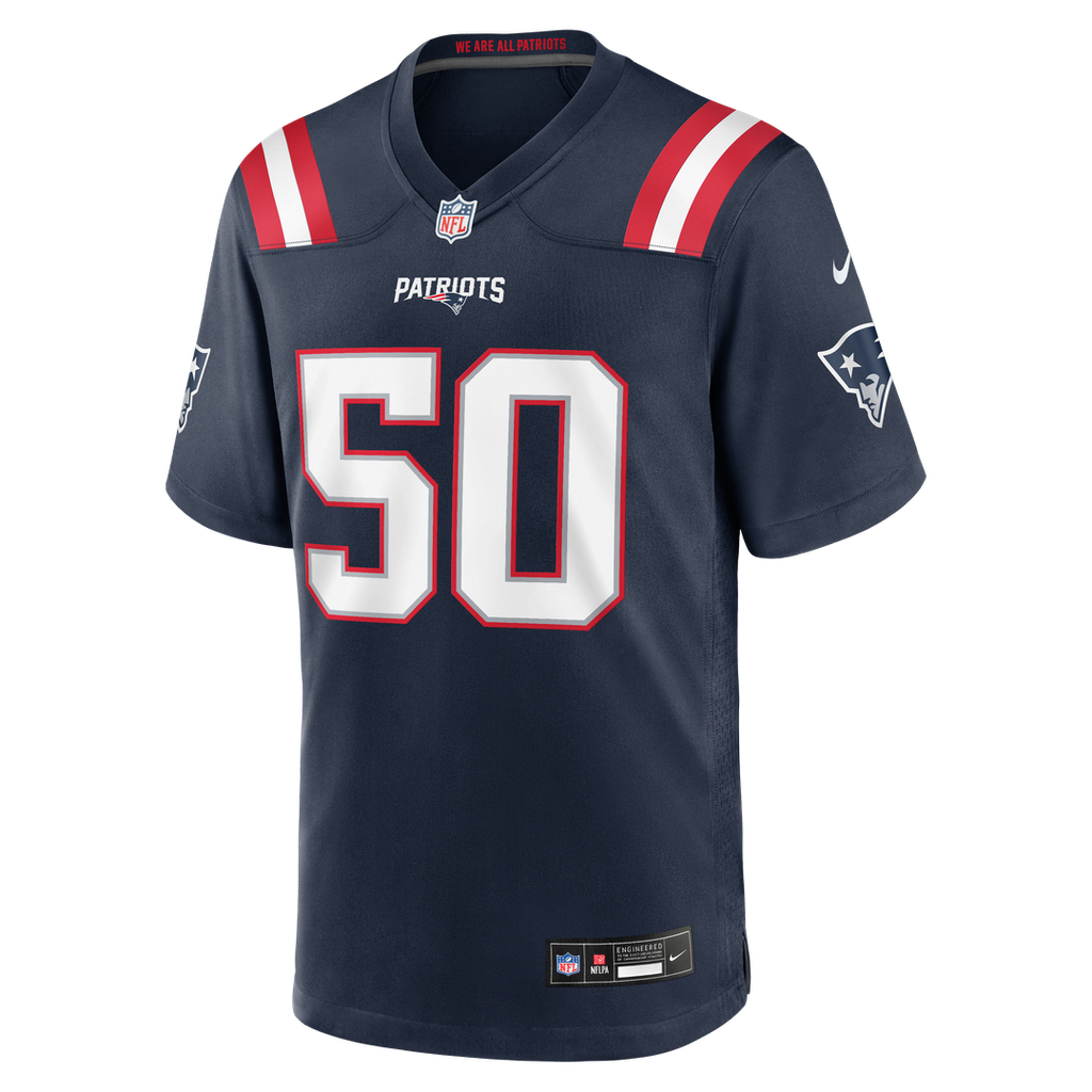 New England Patriots Mike Vrabel Nike White Retired Player Game Jersey