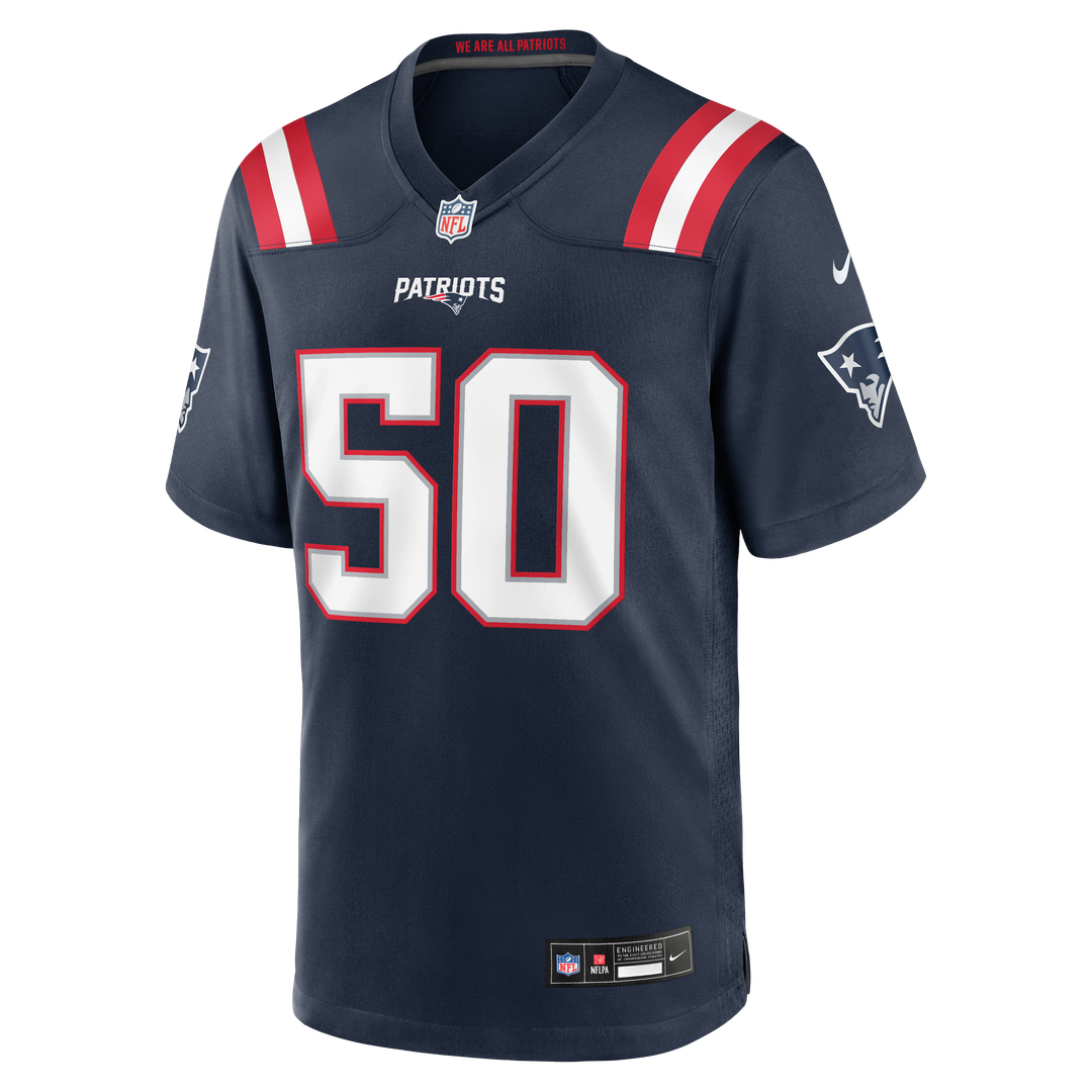 New England Patriots Mike Vrabel Nike White Retired Player Game Jersey