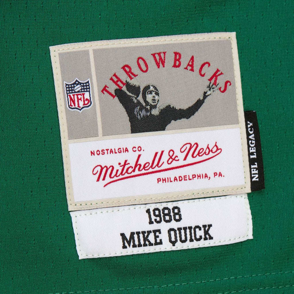 Philadelphia Eagles Mike Quick Mitchell & Ness Kelly Green Legacy Replica Jersey