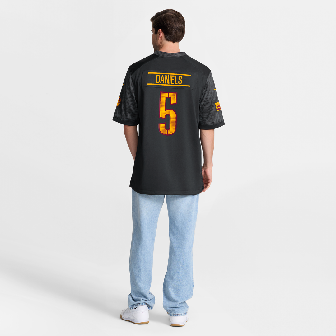 Washington Commanders Jayden Daniels Nike White Player Game Jersey